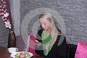 Portrait of a beautiful young woman Relaxing and comfortable