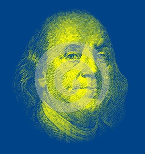 Portrait of Benjamin Franklin photo