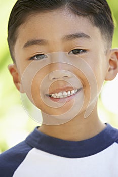 Portrait Of Boy Smiling