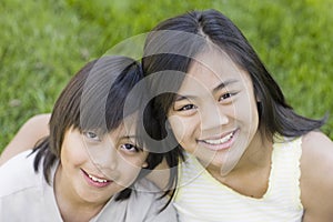 Portrait of Brother and Sister