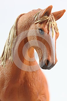 Portrait of Brown Horse toy