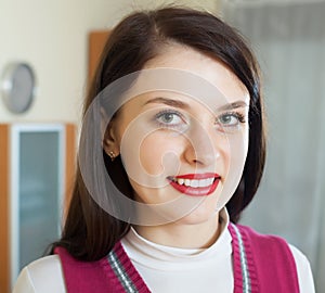 Portrait of brunette girl