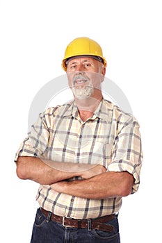 Portrait of a builder