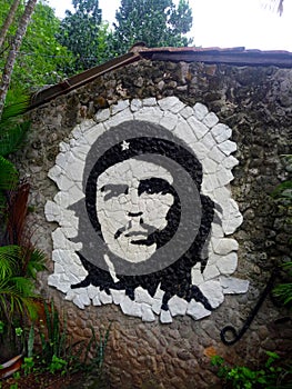 Portrait Ernesto Che Guevara in Cuba photo