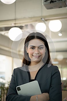 Portrait of Business female rookie in the new entrepreneurial