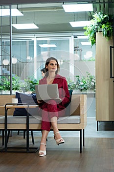 Portrait of Business female rookie in the new entrepreneurial