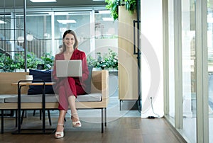 Portrait of Business female rookie in the new entrepreneurial