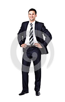 Portrait of a business man isolated