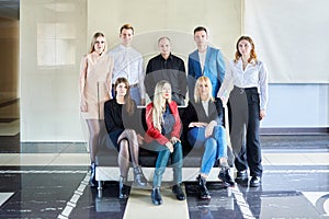 Portrait of a business people group