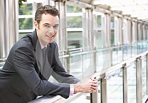 Portrait Of Businessman Outside Office
