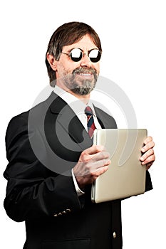 Portrait of a businessman smiling