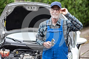 Portrait of car mechanic