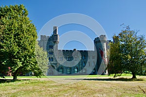 Portrait of the castle from the gardens