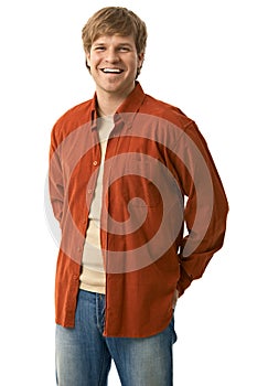 Portrait of casual young man