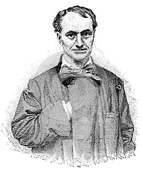 Portrait of Charles Pierre Baudelaire photo