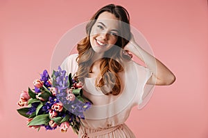 Portrait of a cheerful young girl