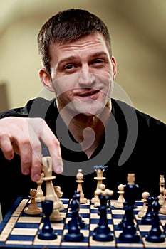 Portrait of a chess player