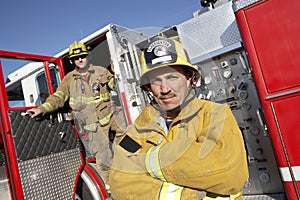 Portrait Of A Confident Firefighter