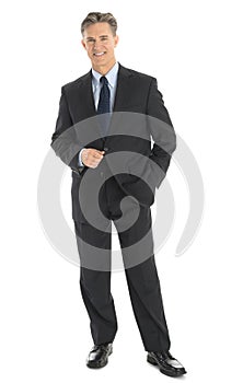 Portrait Of Confident Mature Businessman In Formals