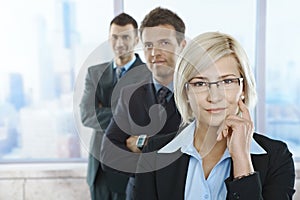 Portrait of confident professionals