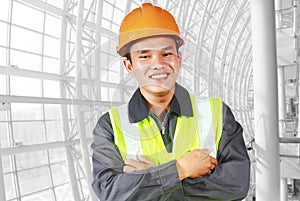 Portrait of construction engineer