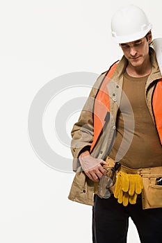 Portrait of a construction worker