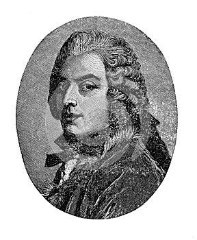Portrait of Count Francesco Algarotti Venetian philosopher photo