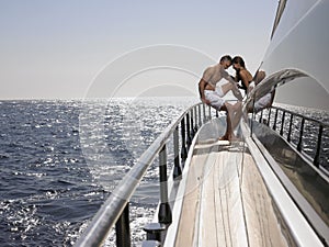 Portrait of Couple on a Boat