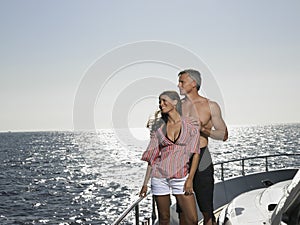 Portrait of Couple on a Boat