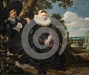 Portrait of a couple, 1622 painting by Frans Hals photo