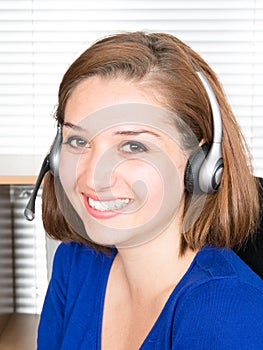 Portrait of a customer service agent at office