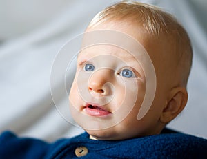 Portrait of cute baby boy