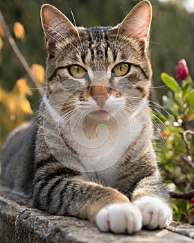 Portrait of a cute cat