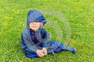 Portrait of a cute little boy