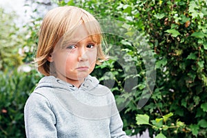 Portrait of a cute little boy