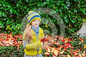 Portrait of a cute little girl