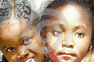 Portrait of cute malagasy girl