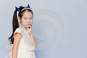 Portrait of a cute 6 years old Asian girl