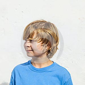 Portrait of cute young boy