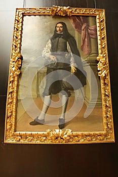 Portrait de inigo Melchor Fernandez de Velasco oil painting at  Louvre museum in Paris