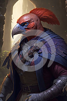 Kenku Ranger Male young Generative AI photo