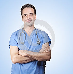 Portrait of doctor male