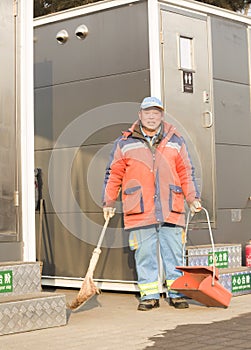 Portrait of a dustman