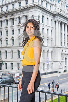 Portrait of East Indian American Businesswoman.