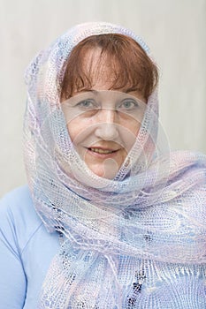 Portrait of a elderly woman.