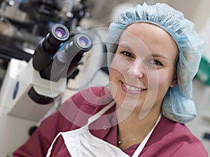 Portrait of embryologist photo