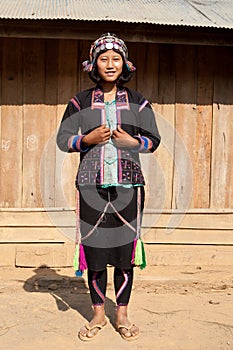 Portrait ethnic group Silo in Laos