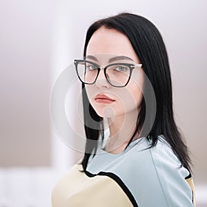 Portrait of Executive business woman with glasses