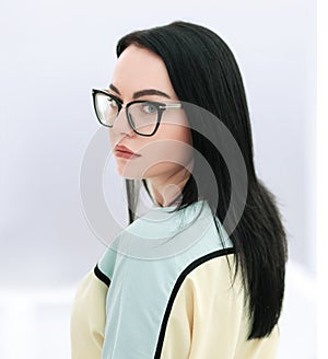 Portrait of Executive business woman with glasses