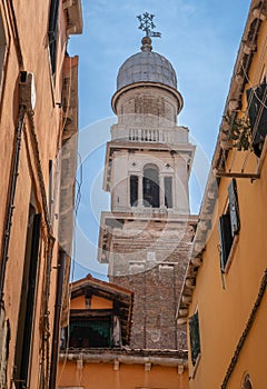 Tower of the Chiesa Parrocchiale di San Pantalo photo